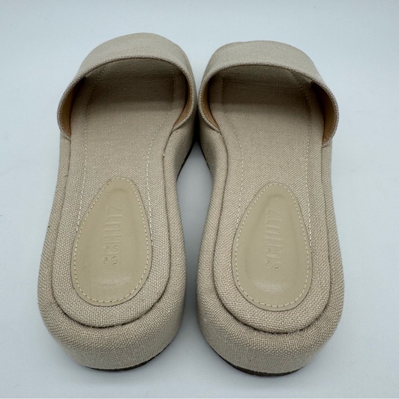 New Schutz Yara Platform Sandals Beige - Picture 6 of 11